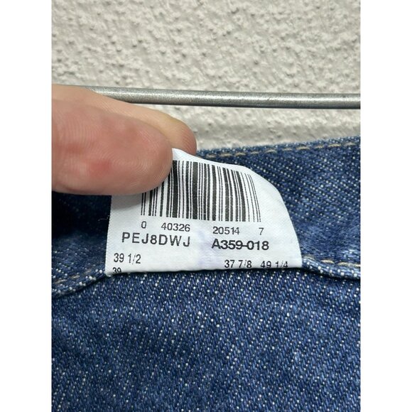 Bulwark FR Jeans Mens 37x30 Blue Fire Resistant Carpenter Straight Work Denim - Picture 5 of 8